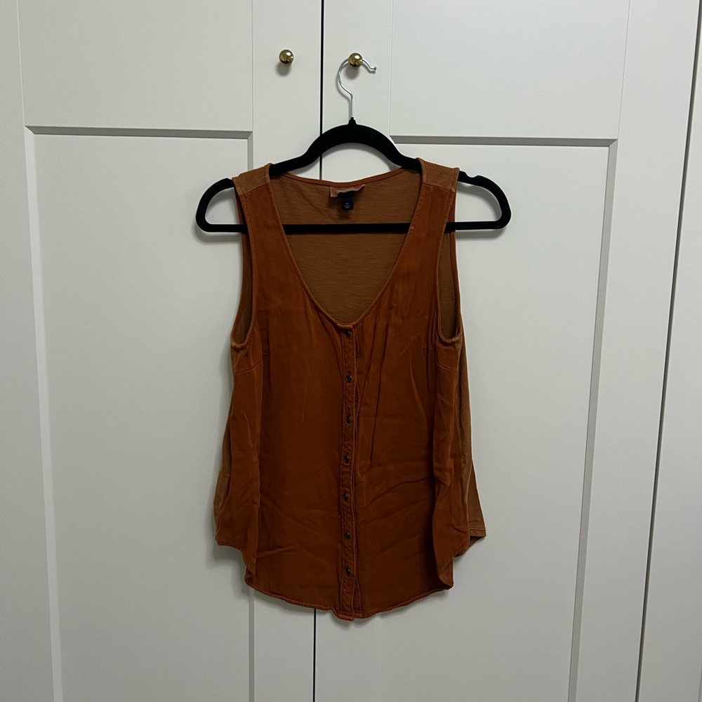 Women's Button-Down Tank Top